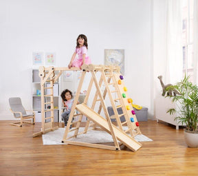 Chestnut - 8-in-1 Indoor Jungle Gym for Toddlers