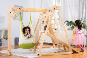 Chestnut - 8-in-1 Indoor Jungle Gym for Toddlers