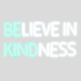 BE KIND TEAL GRAY