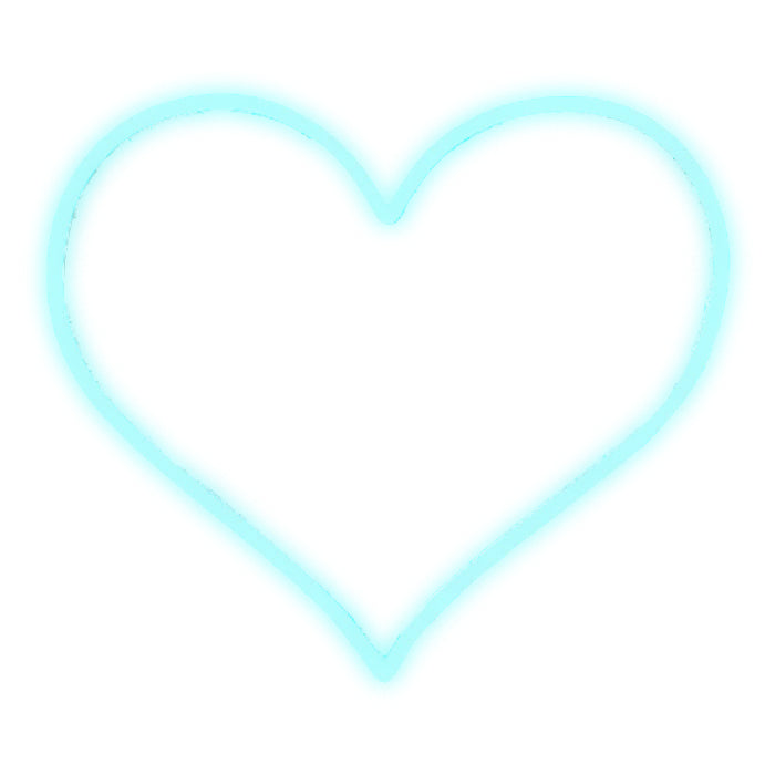 Heart OCEAN TEAL