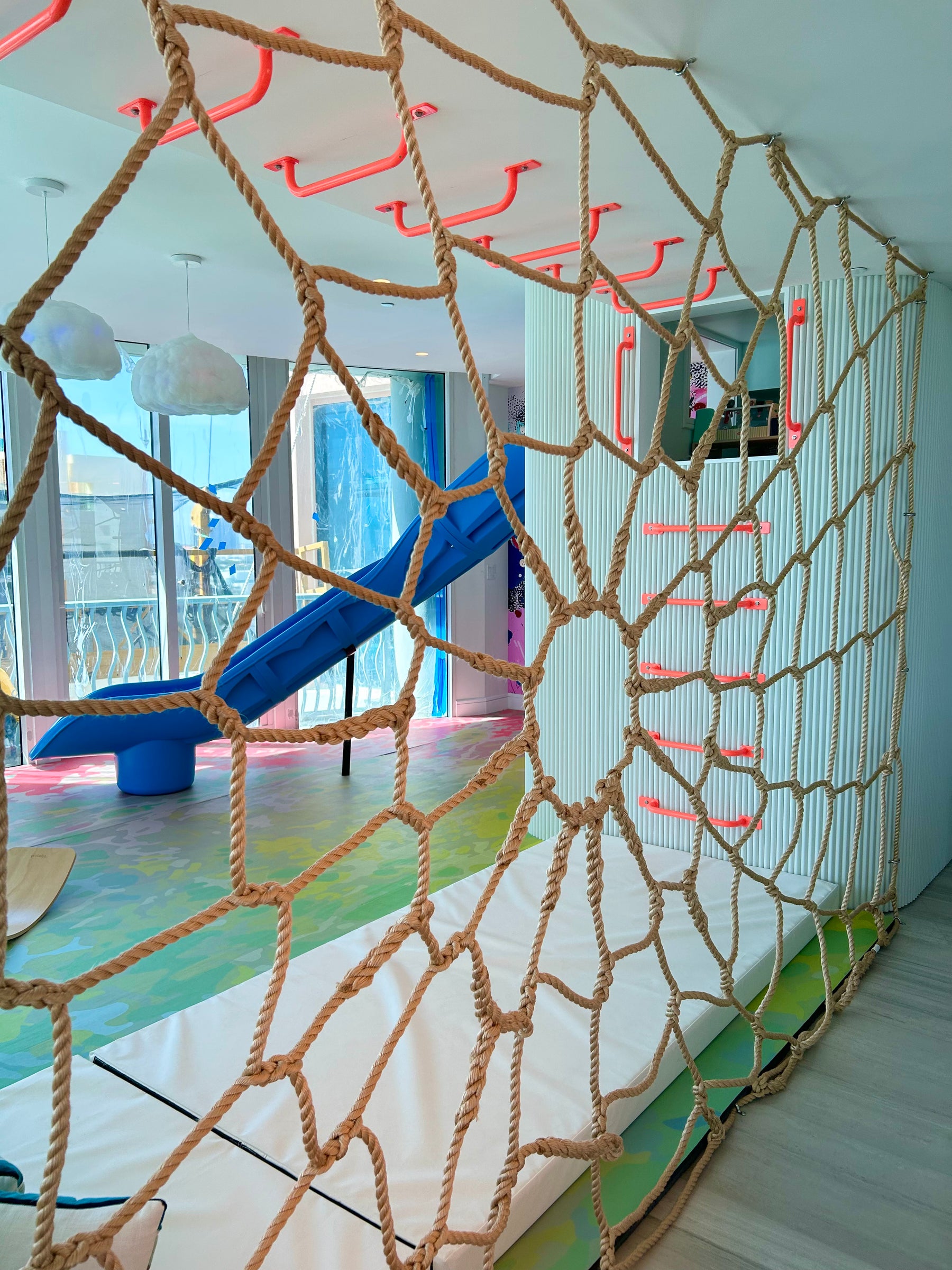 Indoor Spider Web Climbing Net