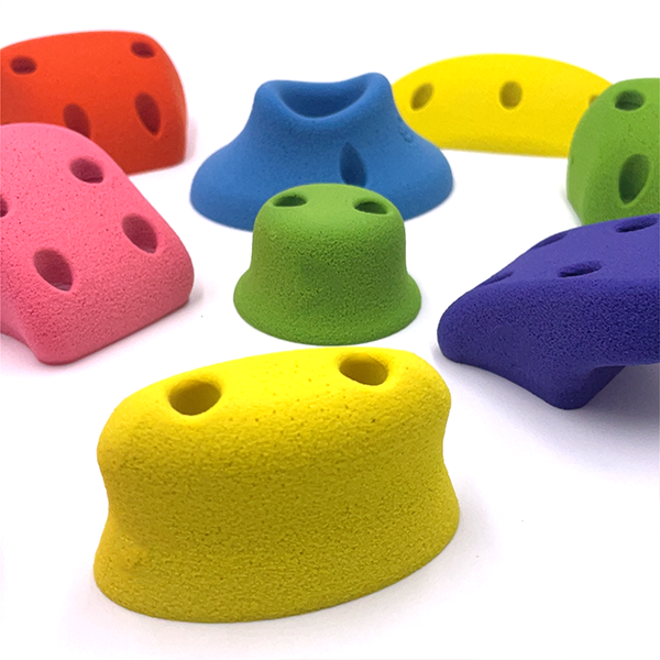 Smooth Move Rock Wall Holds - Screw On | Assorted Colors In Each Order