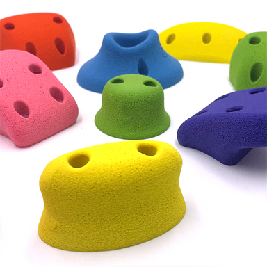 Smooth Move Rock Wall Holds - SCREW ON | Assorted Colors in Each Order