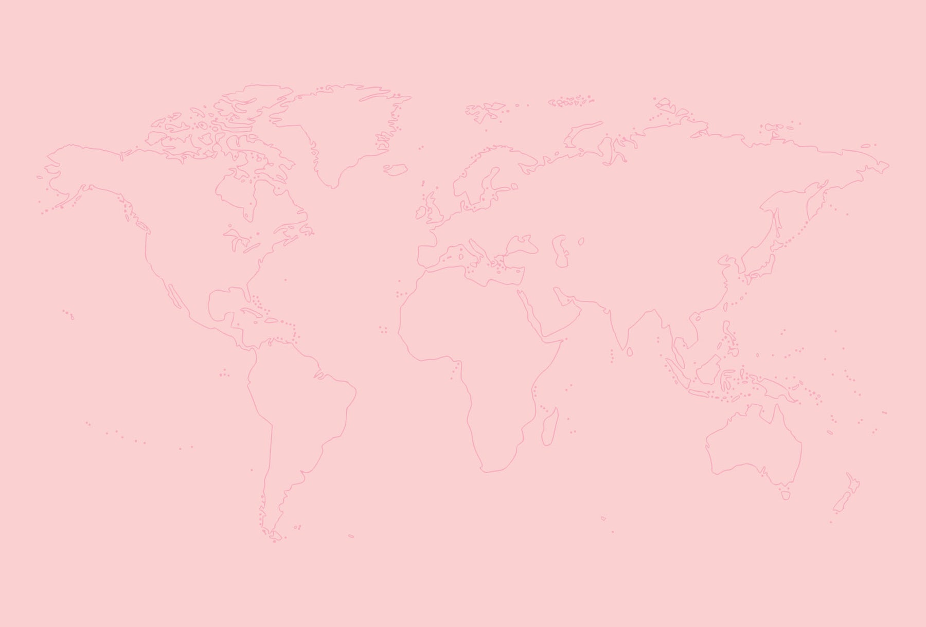 World Outline - Pink