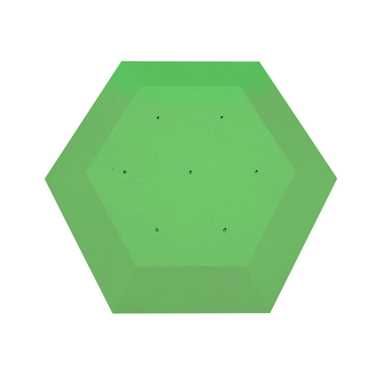 hex 3d green