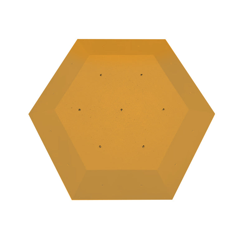 hex 3d orange