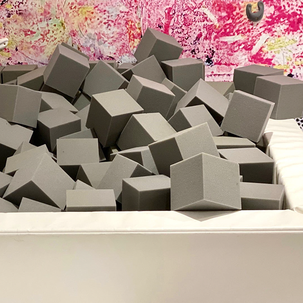 Pit Foam: Covered Foam Cubes