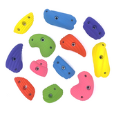 Wave Rock Wall Holds - BOLT & SCREW ON | Assorted Colors in Each Order